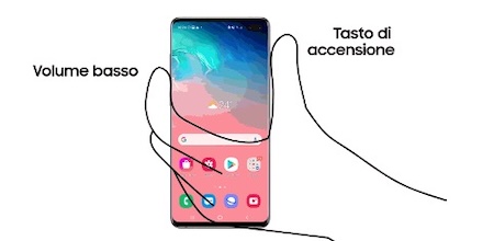 Come fare screenshot Samsung